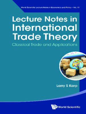 cover image of Lecture Notes In International Trade Theory
